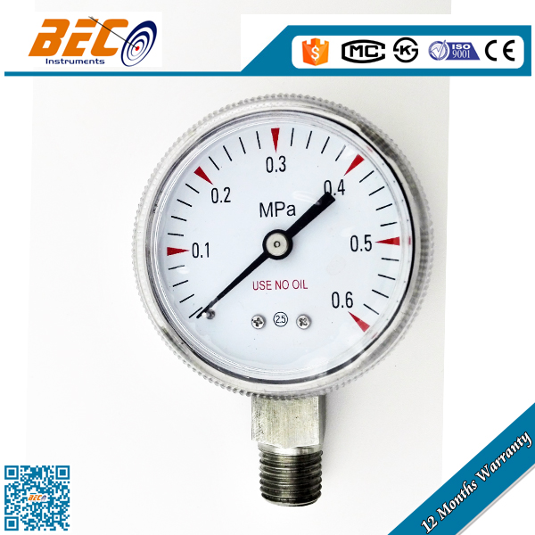 (YBF-50A) Cutomized ss pressure gauge