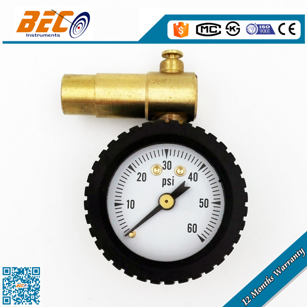 90 degree brass connector tire pressure gauge YT-40A