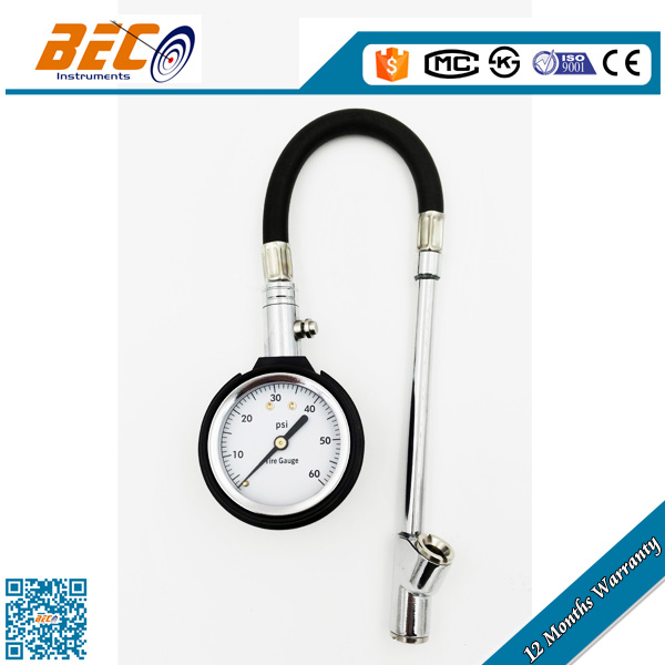 rubber hose long tappet rod tire pressure gauge YTS-50B