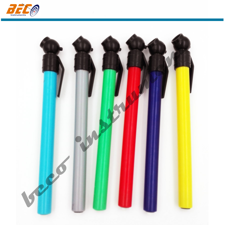 colorful ABS plastic pen type tire pressure gauge