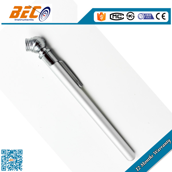 silver pencil type tire pressure guage