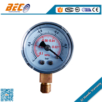 YZ-40A 40mm bottom mounting air pressure vacuum gauge