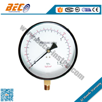 Y-150A 150mm large pressure gauge water manometer